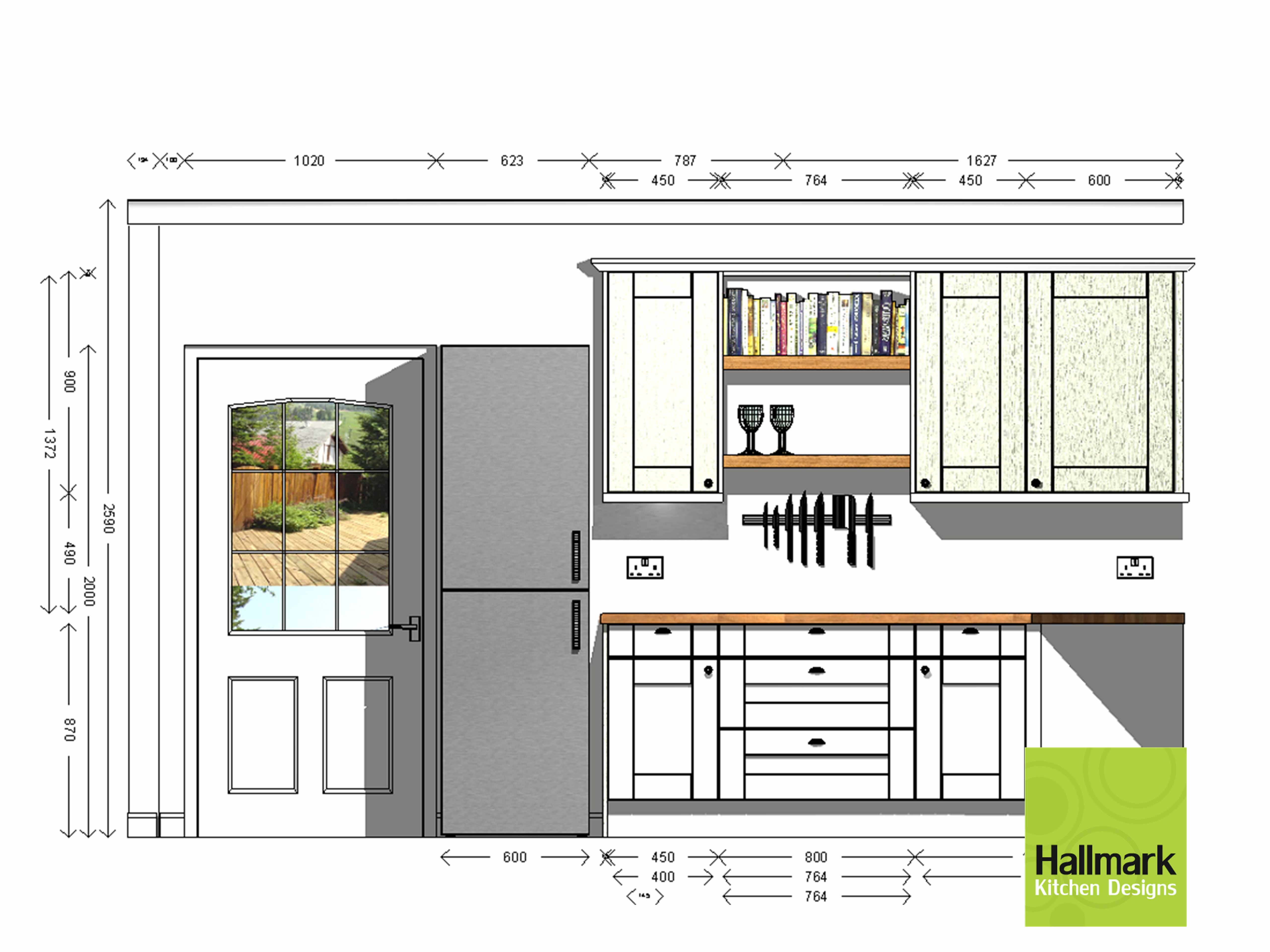 kitchen front elevation design